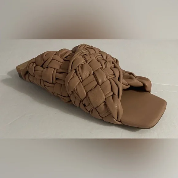 STEVE MADDEN Marina Sandals, Woven, Braided, Sz 7, Flats, Minimalist, Boho - Picture 6 of 14